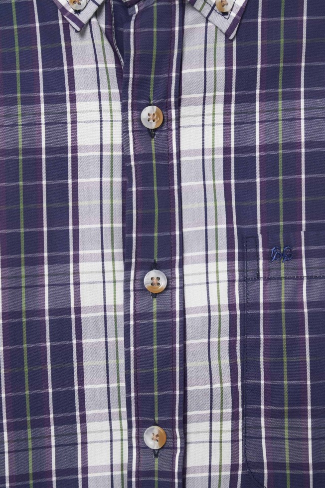 Camisa xadrez regular fit