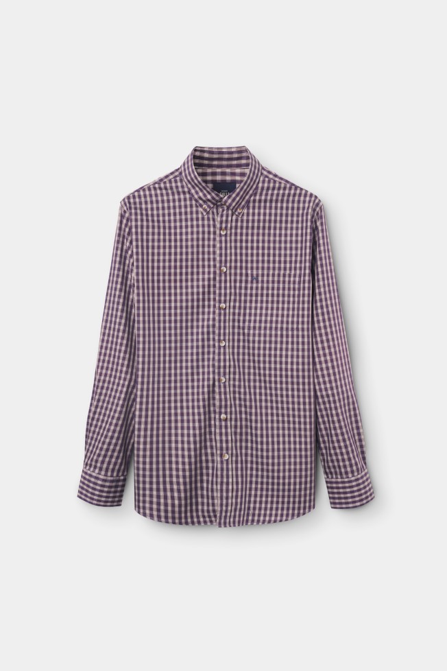 Camisa xadrez regular fit
