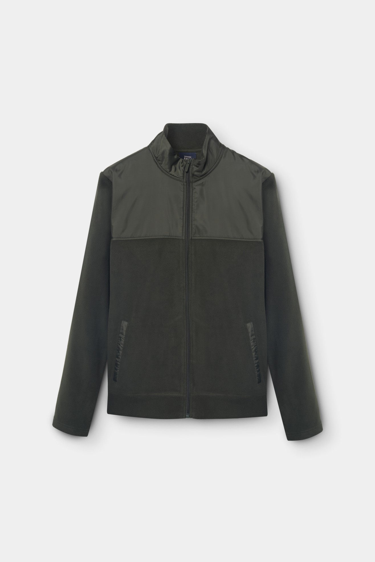 Chaqueta polar con tejido tcnico