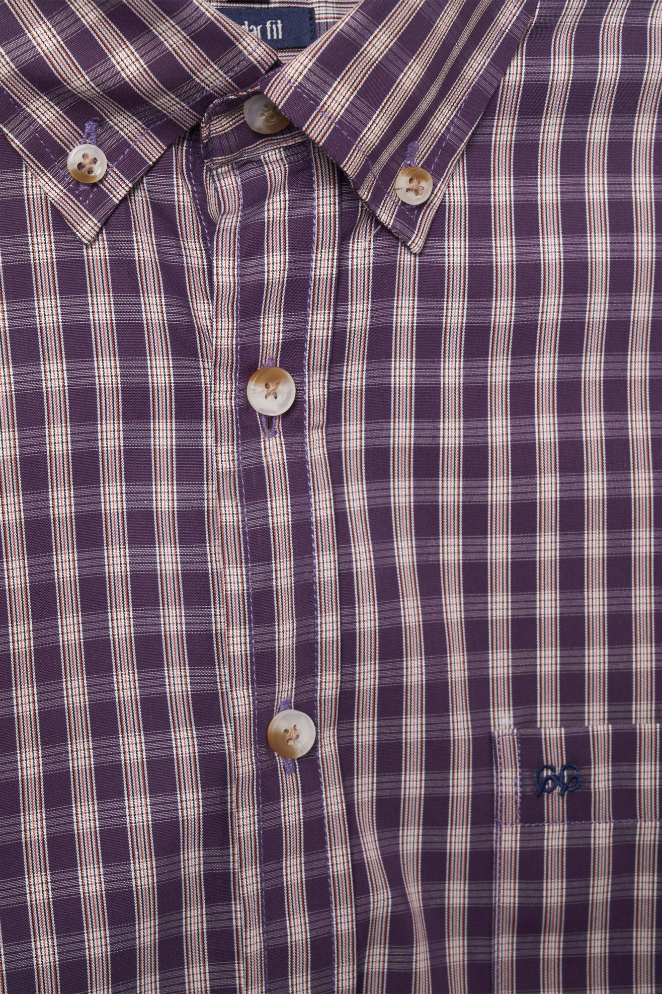 Camisa xadrez regular fit