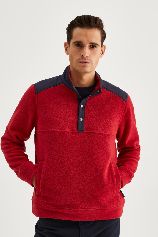 Sudadera polar con muelles
