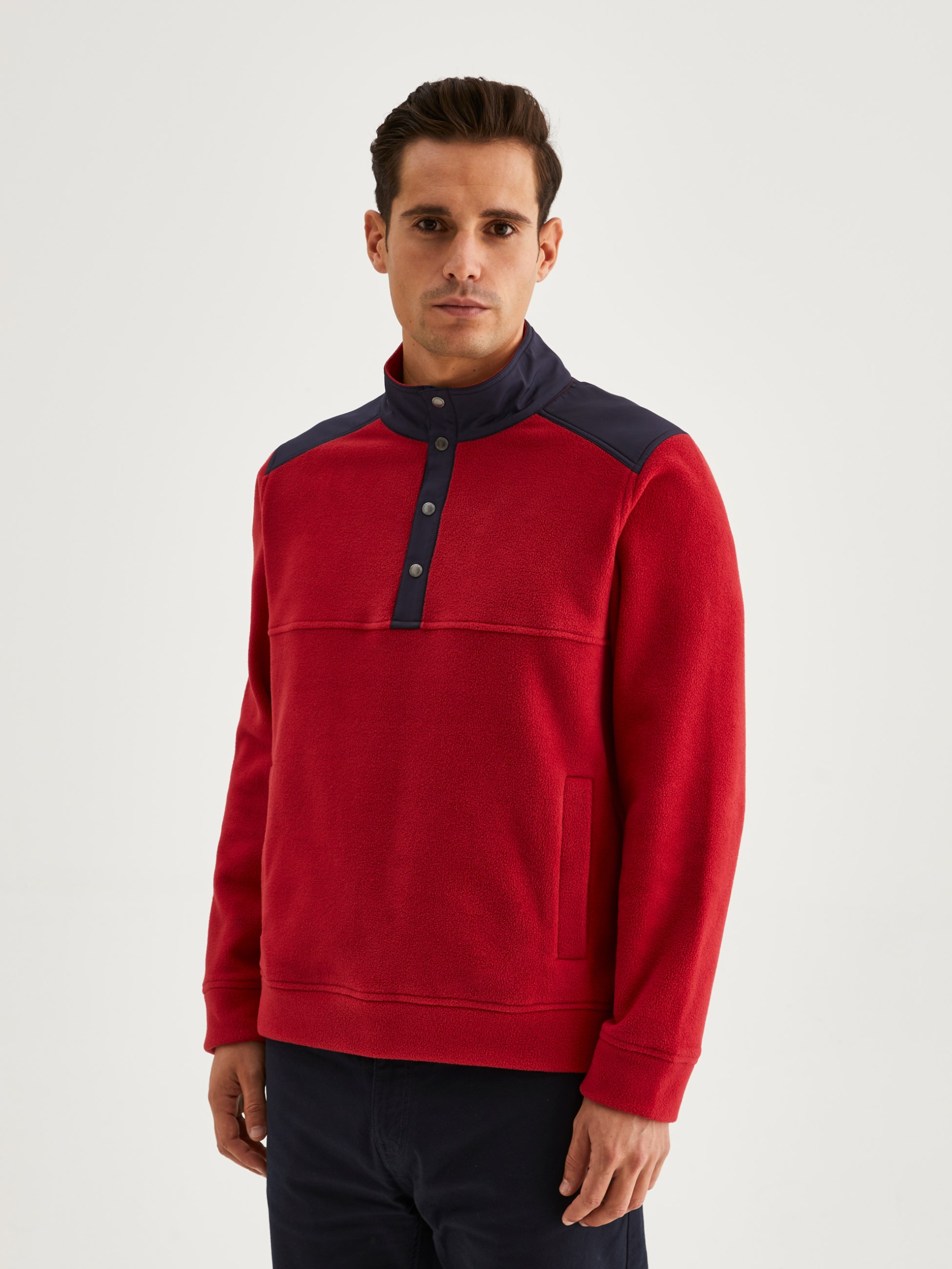 Sudadera polar con muelles