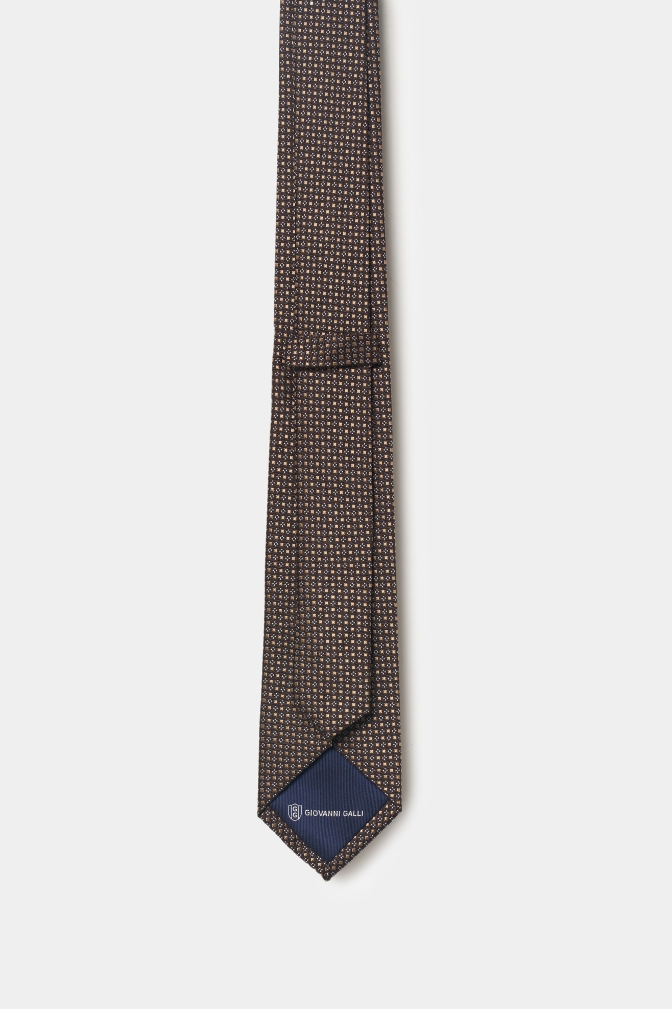 Corbata de seda estampada