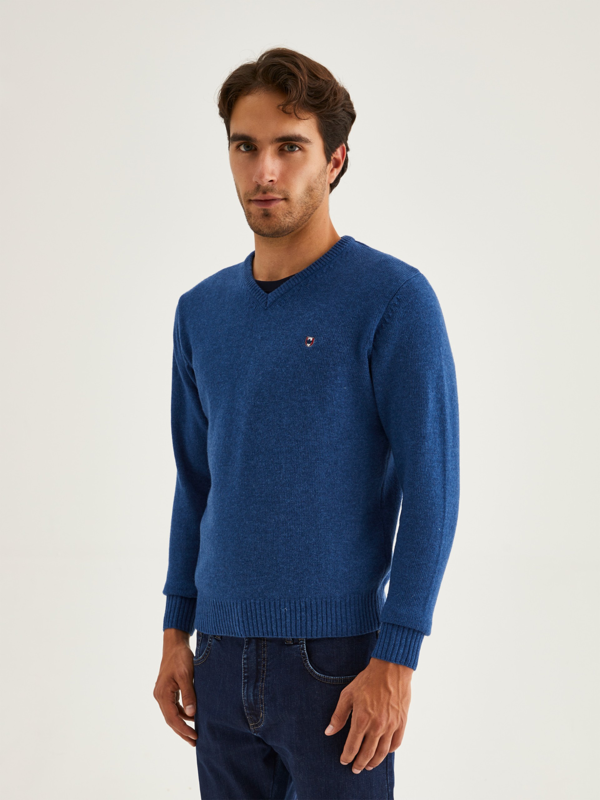 Jersey de cuello redondo