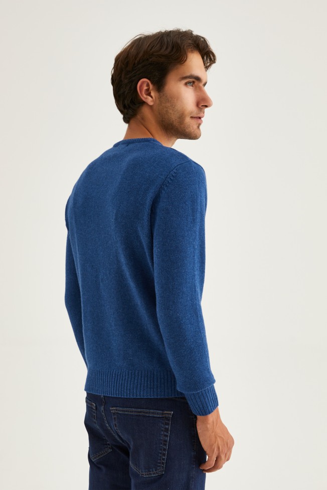 Jersey de cuello redondo Jersey de cuello redondo