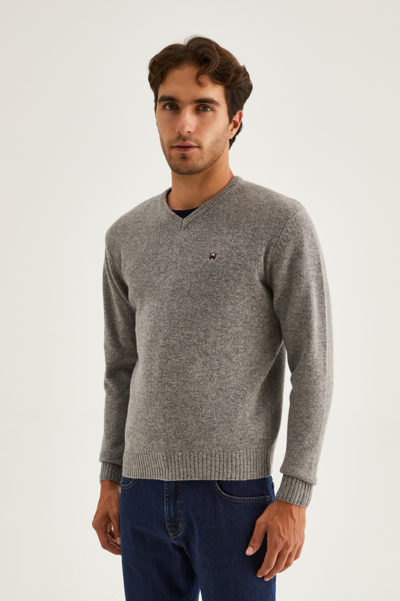 Jersey de cuello redondo