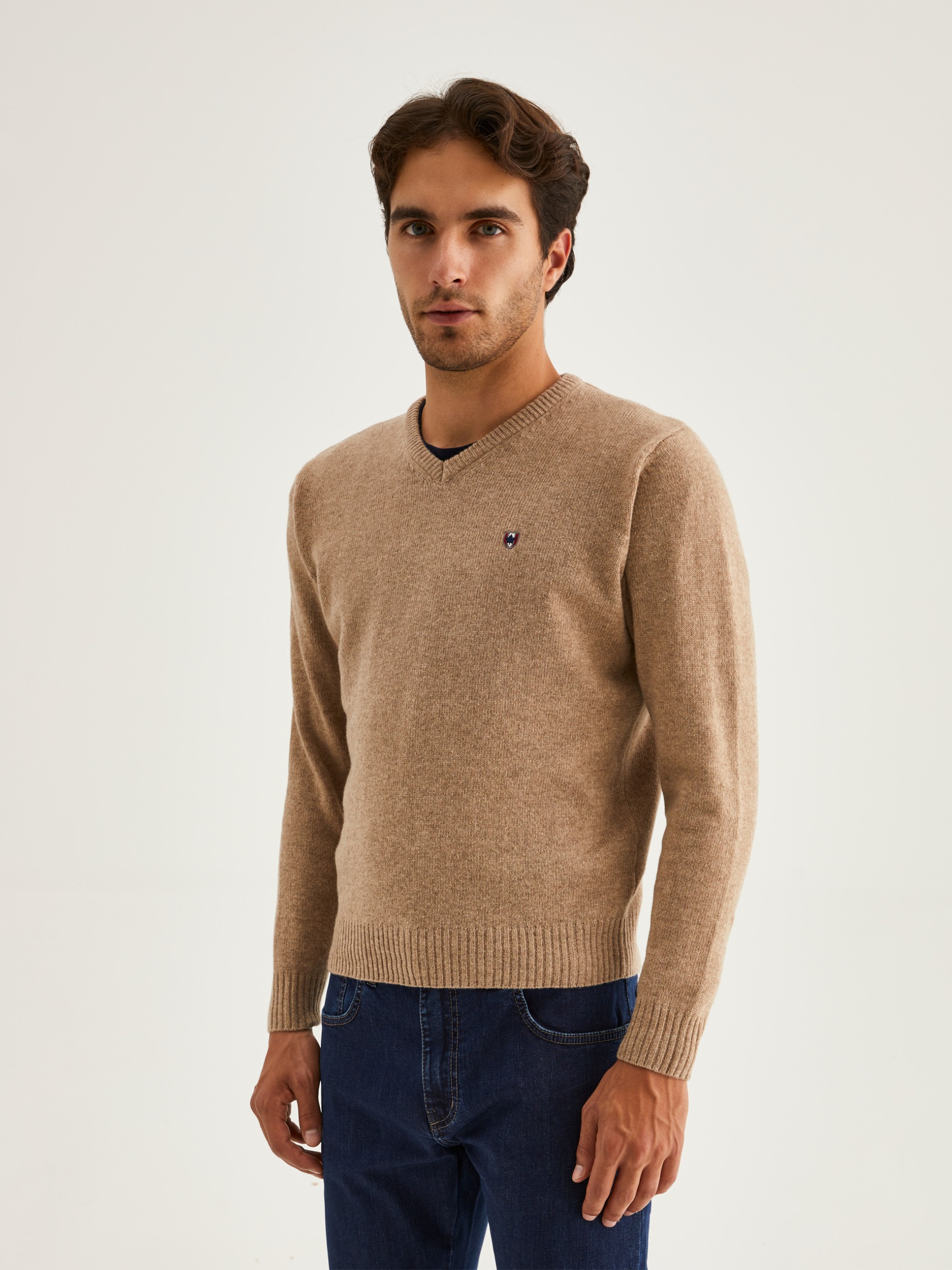 Jersey de cuello redondo