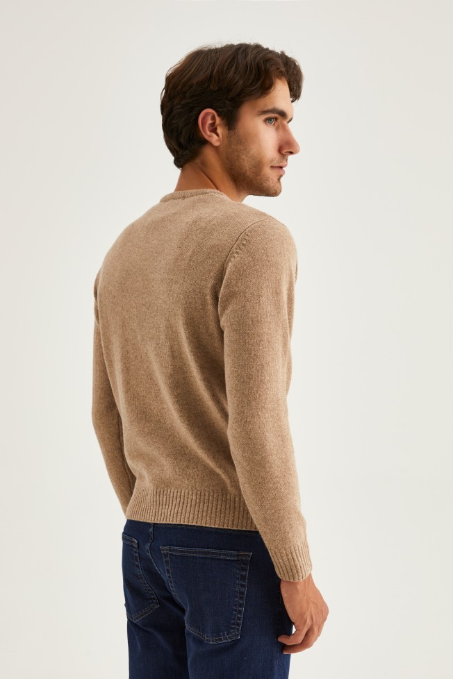 Pullover decote em V Pullover decote em V