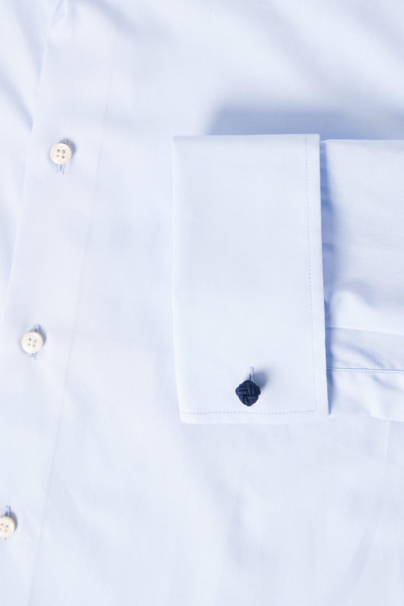 Camisa Clásica Entallado con Doble Puño