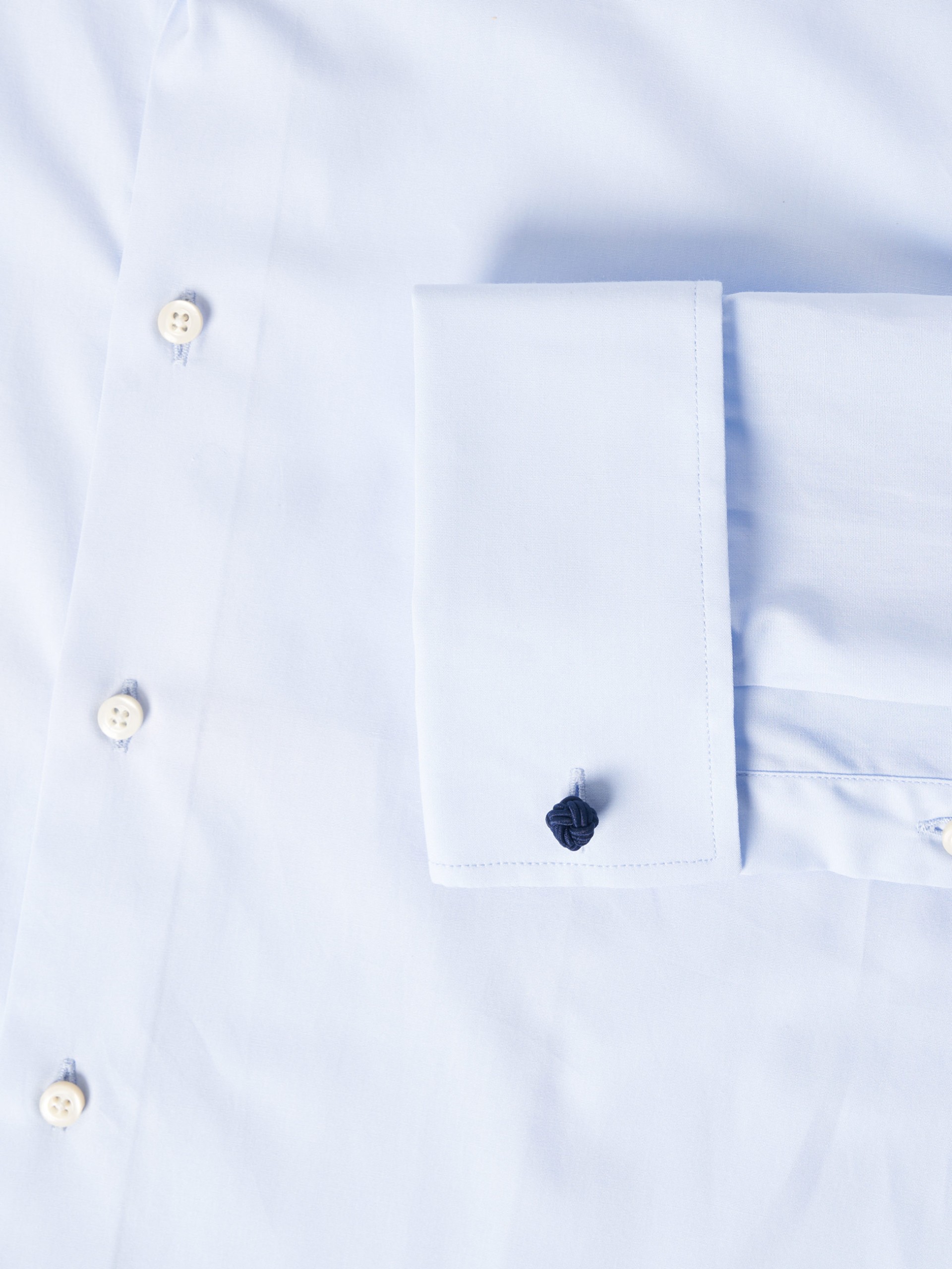 Camisa Clásica Entallado con Doble Puño