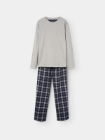 Pijama xadrez de algodo