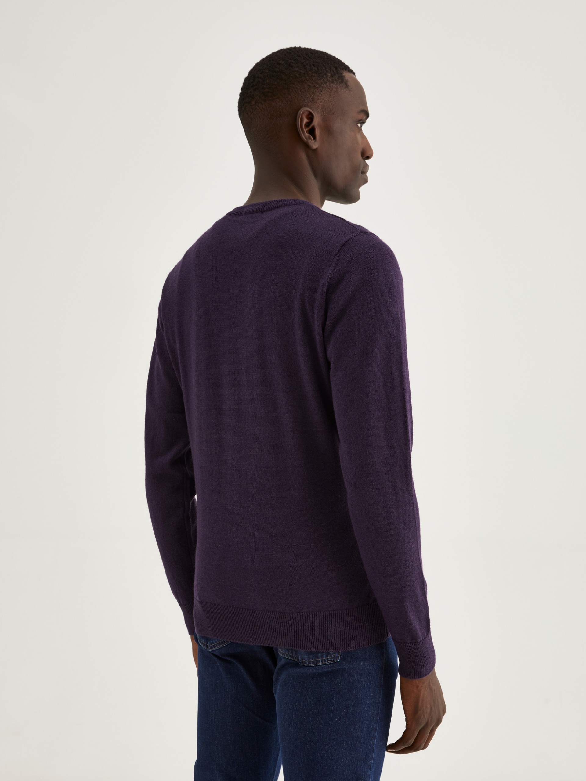 Jersey con cuello de pico