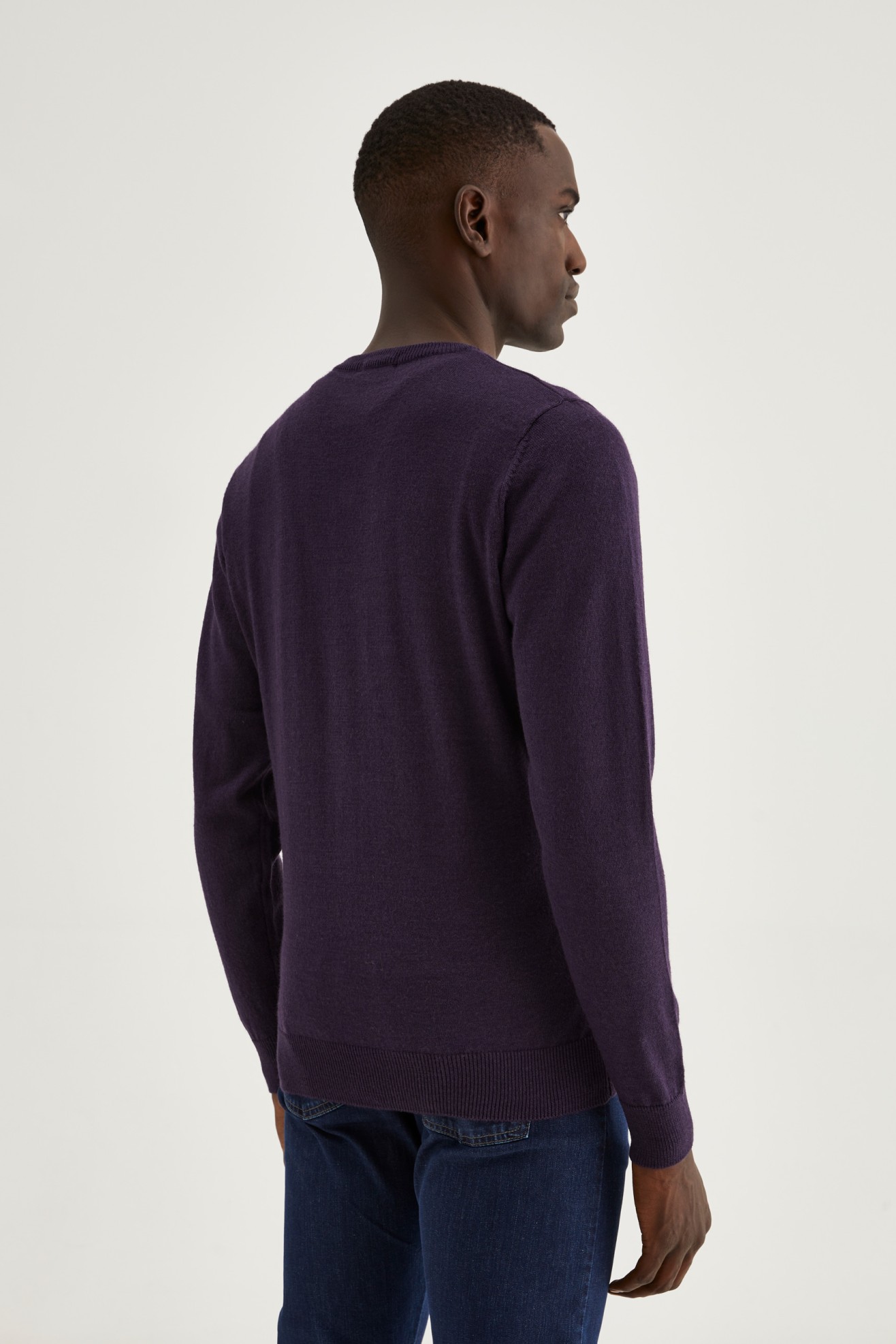 Pullover com decote em V