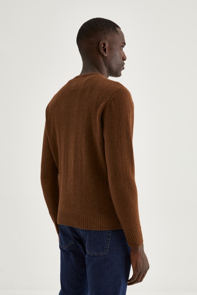 Jersey de cuello redondo