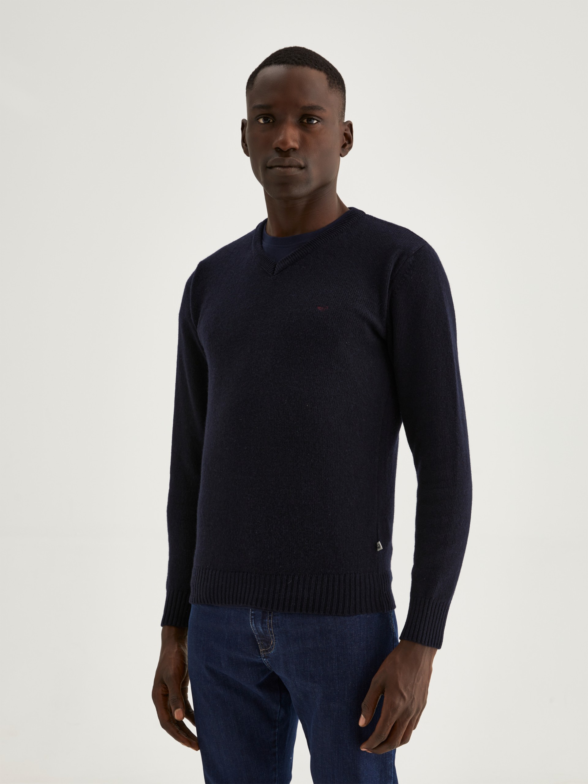 Jersey con cuello en V