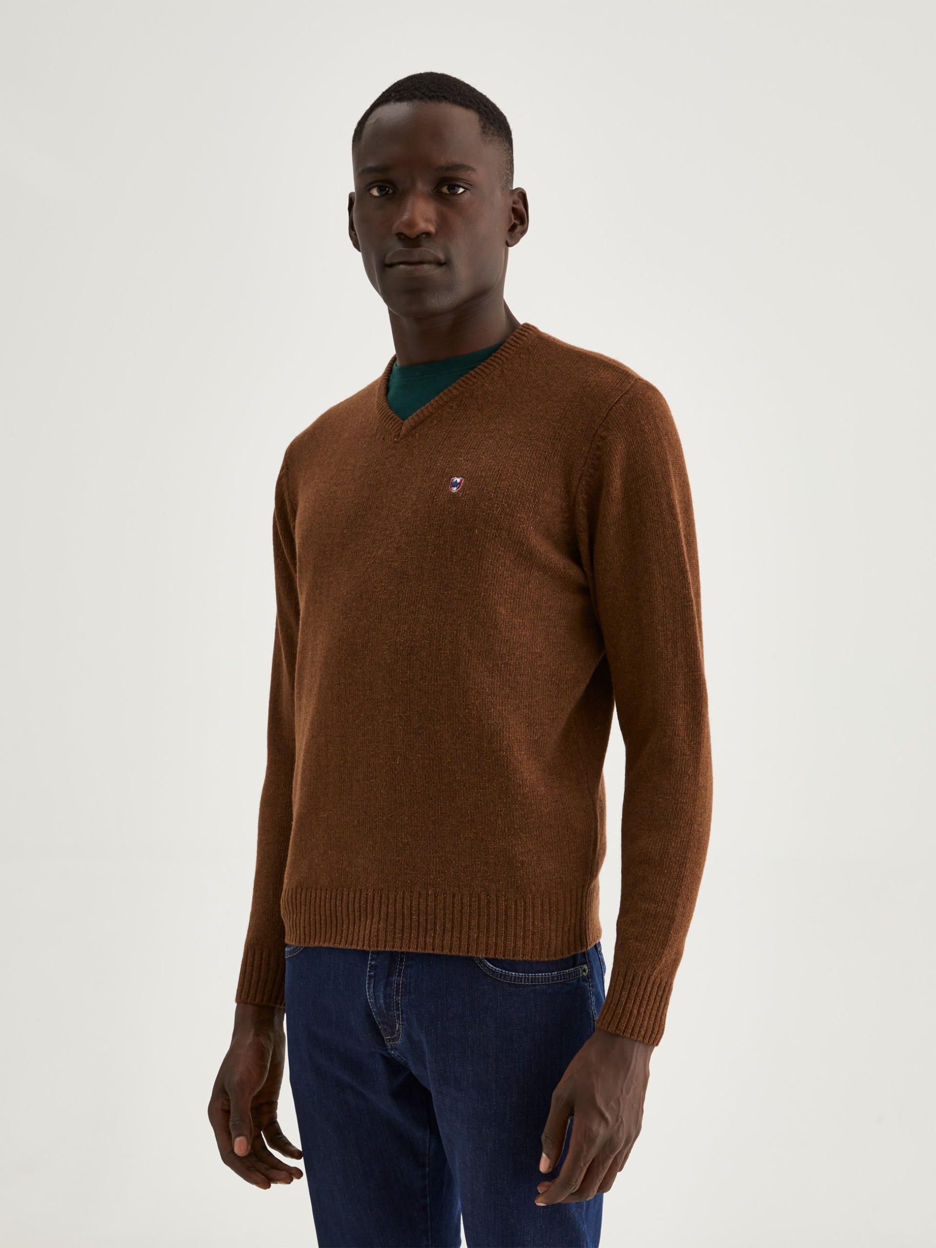 Jersey de cuello redondo