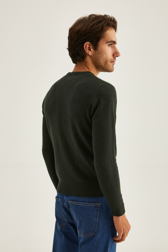 Jersey de cuello redondo Jersey de cuello redondo