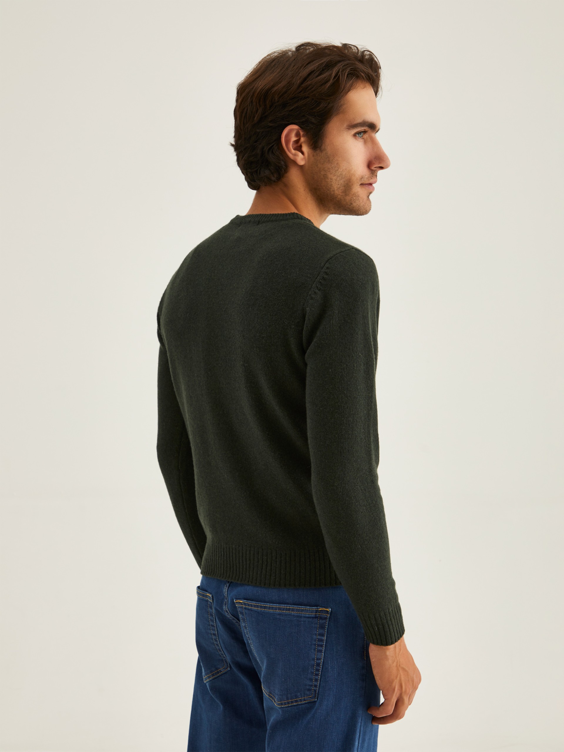 Jersey de cuello redondo