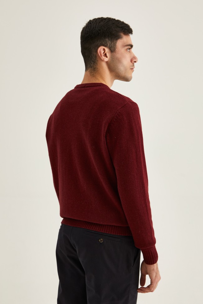 Pullover decote em V