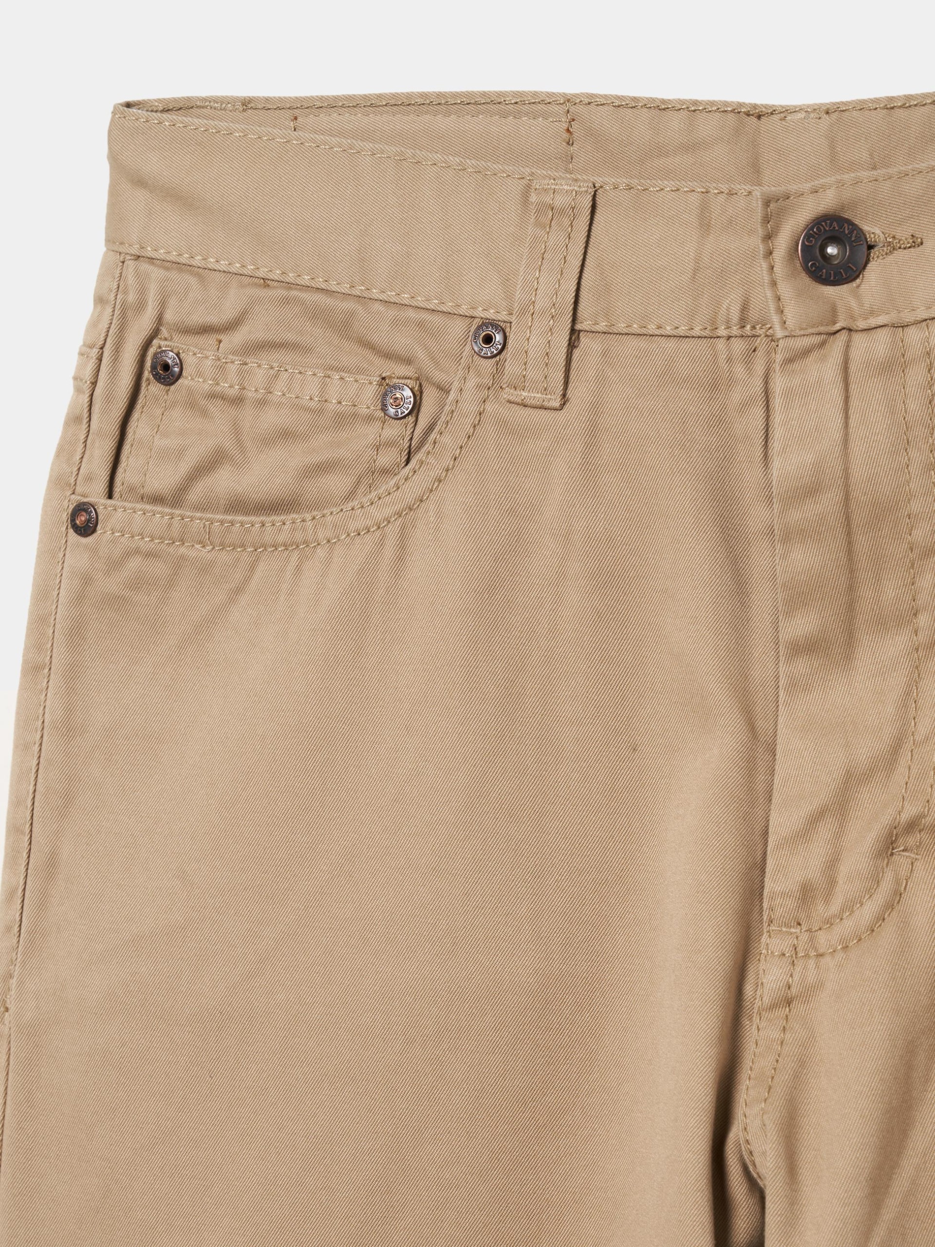 Pantalón de sarga con 5 bolsillos