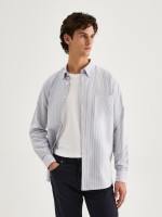 Camisa regular fit 100% algodn