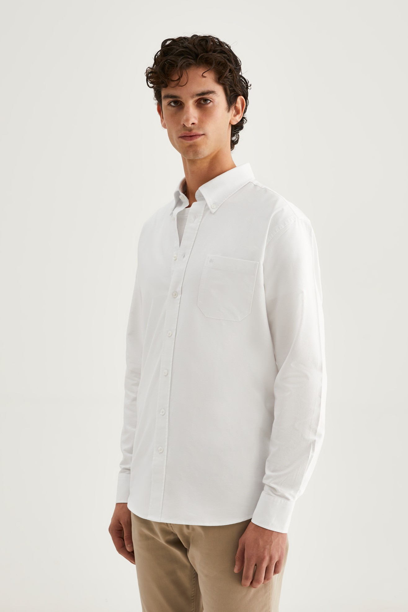 Camisa de algodn regular fit