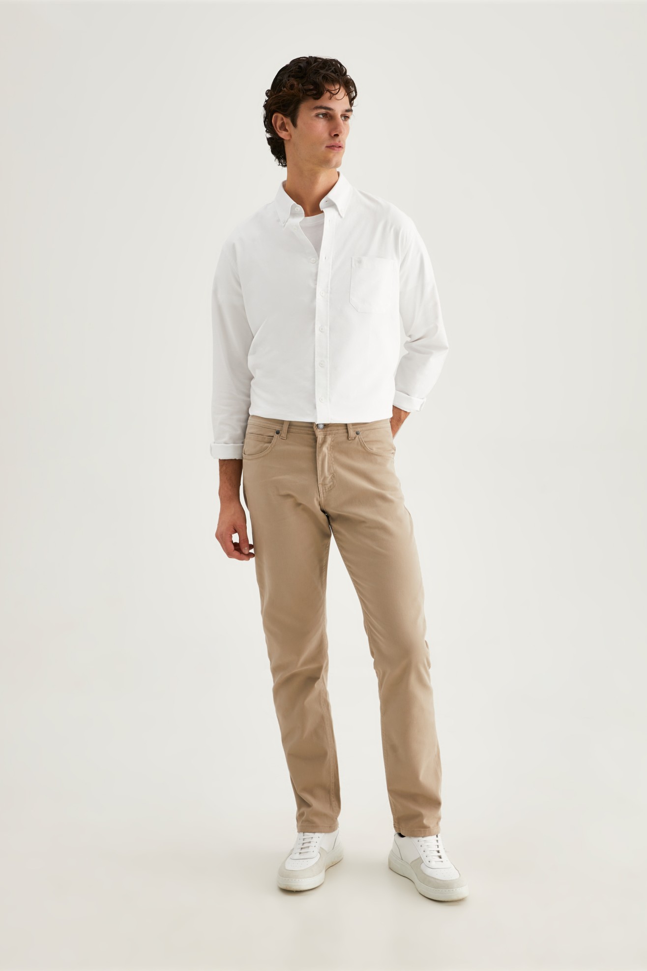 Camisa de algodn regular fit