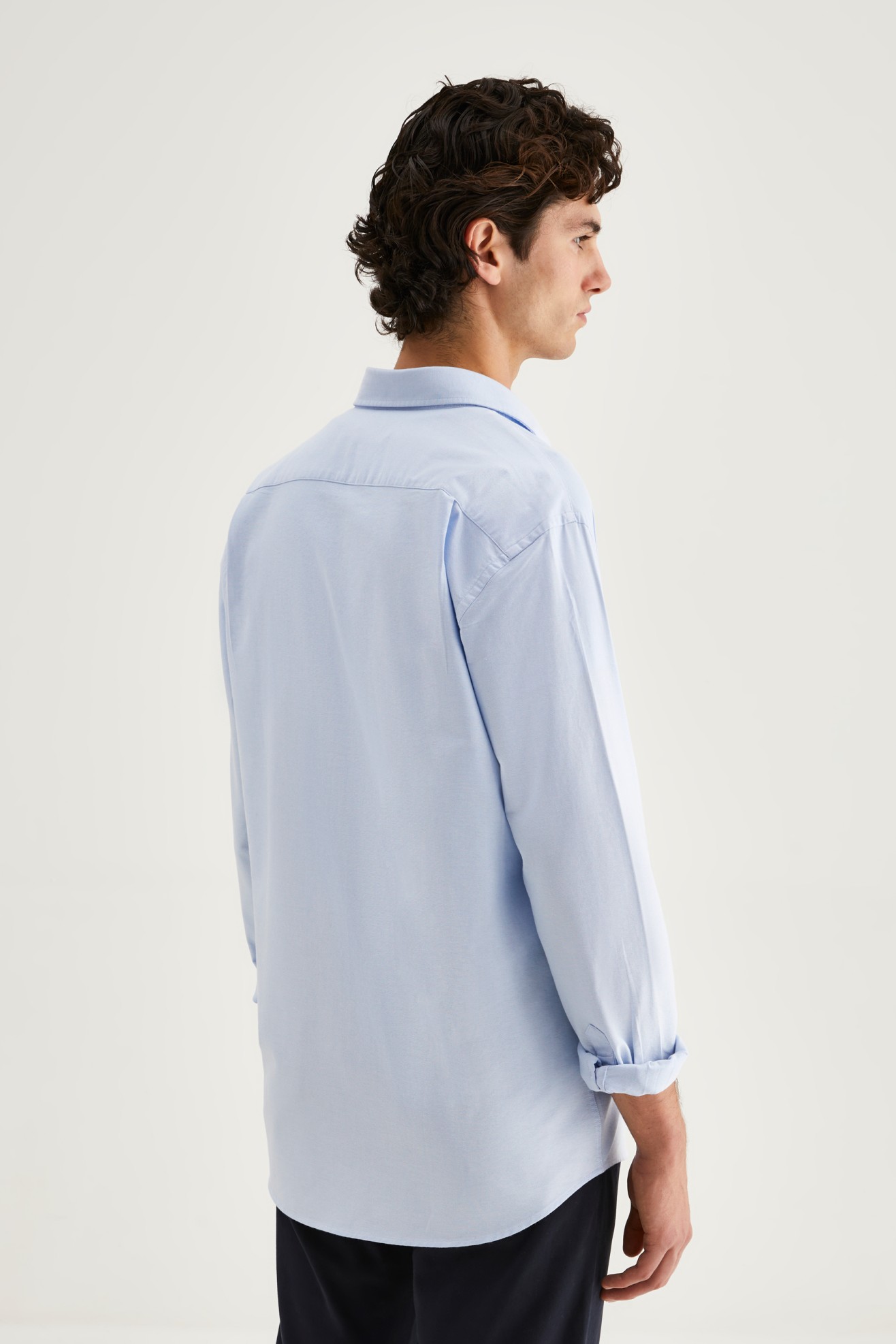 Camisa regular fit em algodo