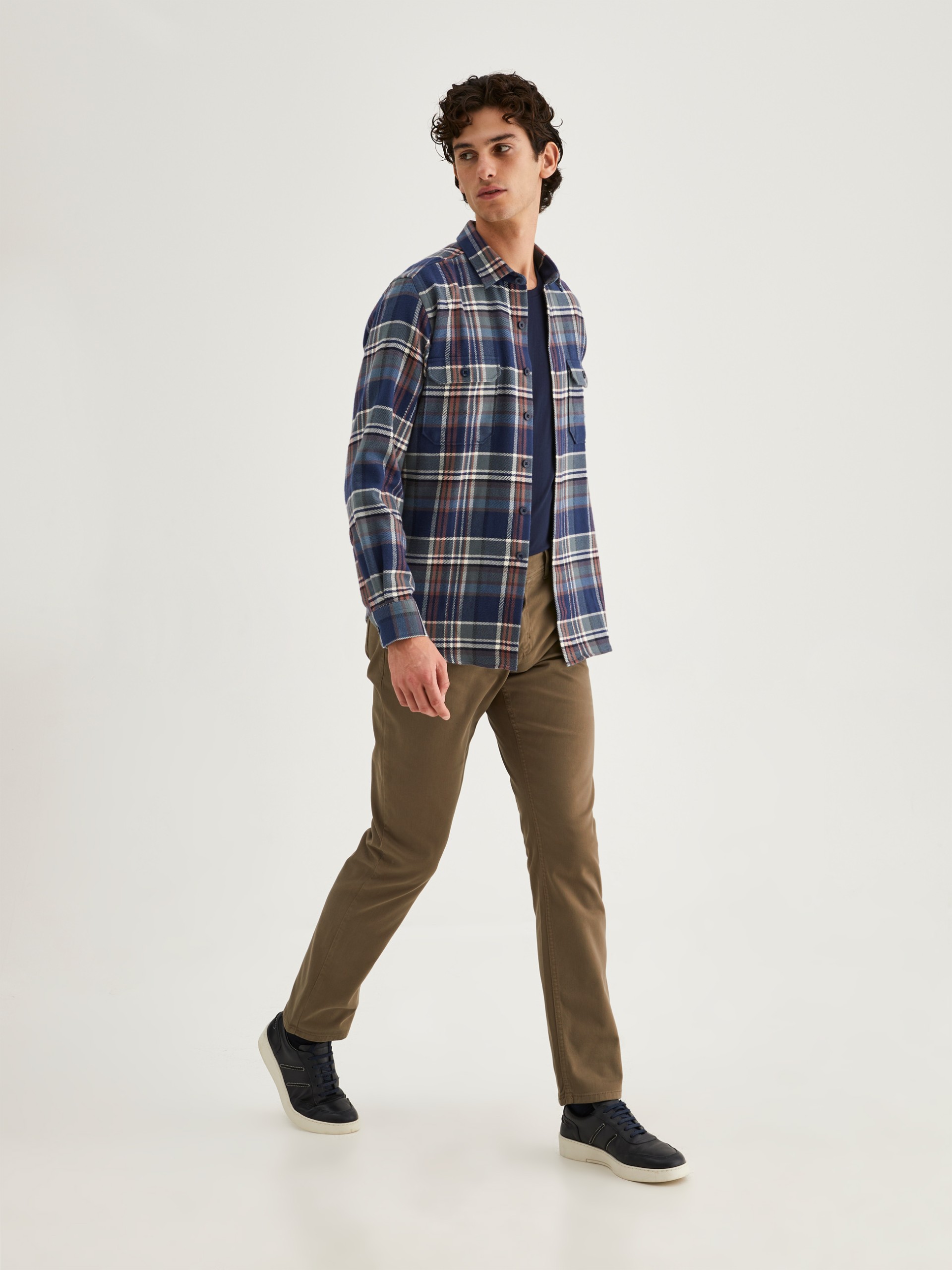 Sobrecamisa de algodón regular fit