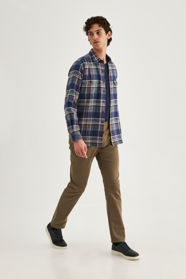 Sobrecamisa de algodón regular fit Sobrecamisa de algodón regular fit