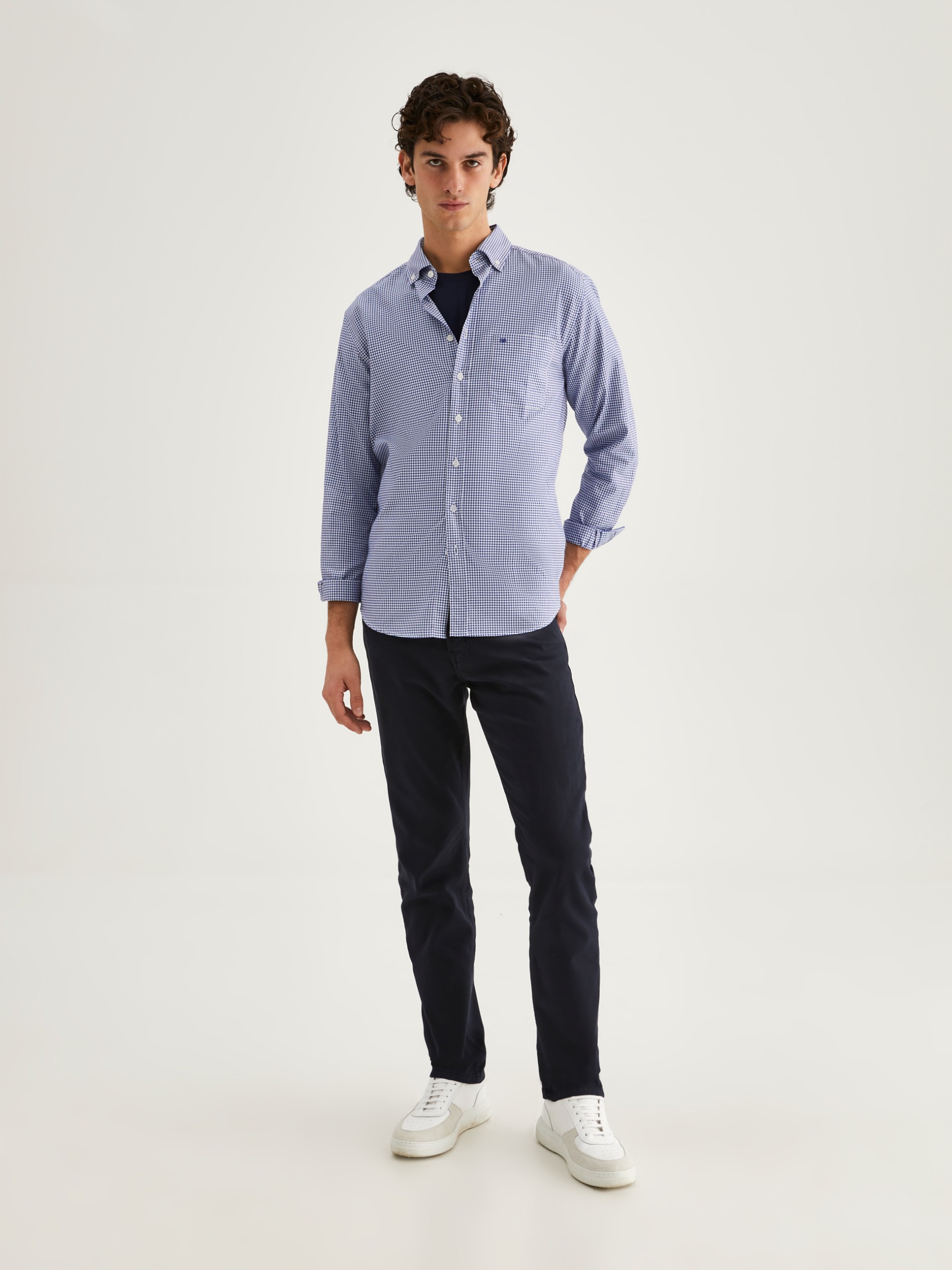 Camisa a cuadros regular fit
