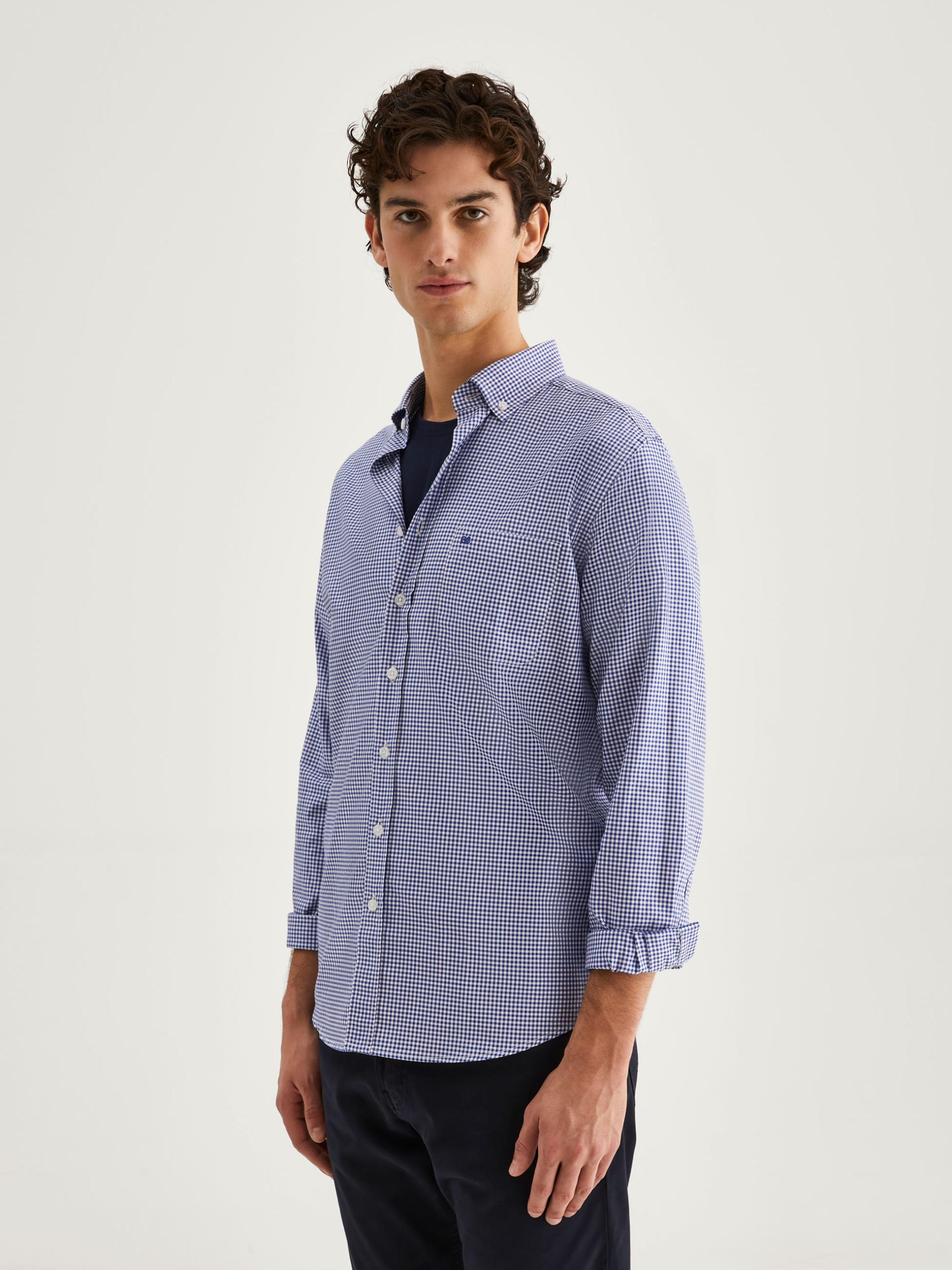 Camisa a cuadros regular fit