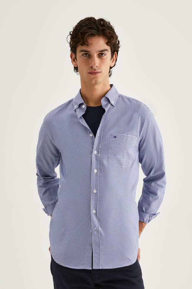 Camisa a cuadros regular fit