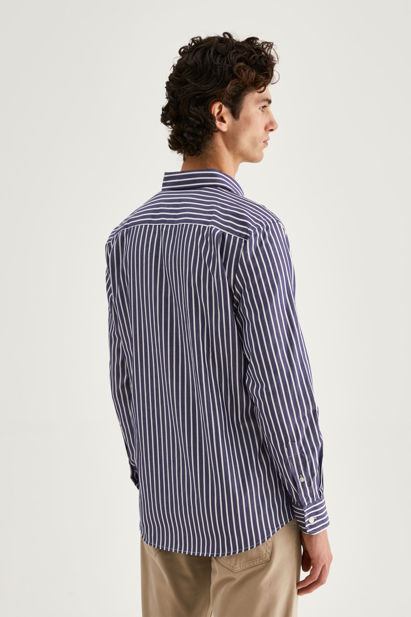 Camisa a rayas regular fit