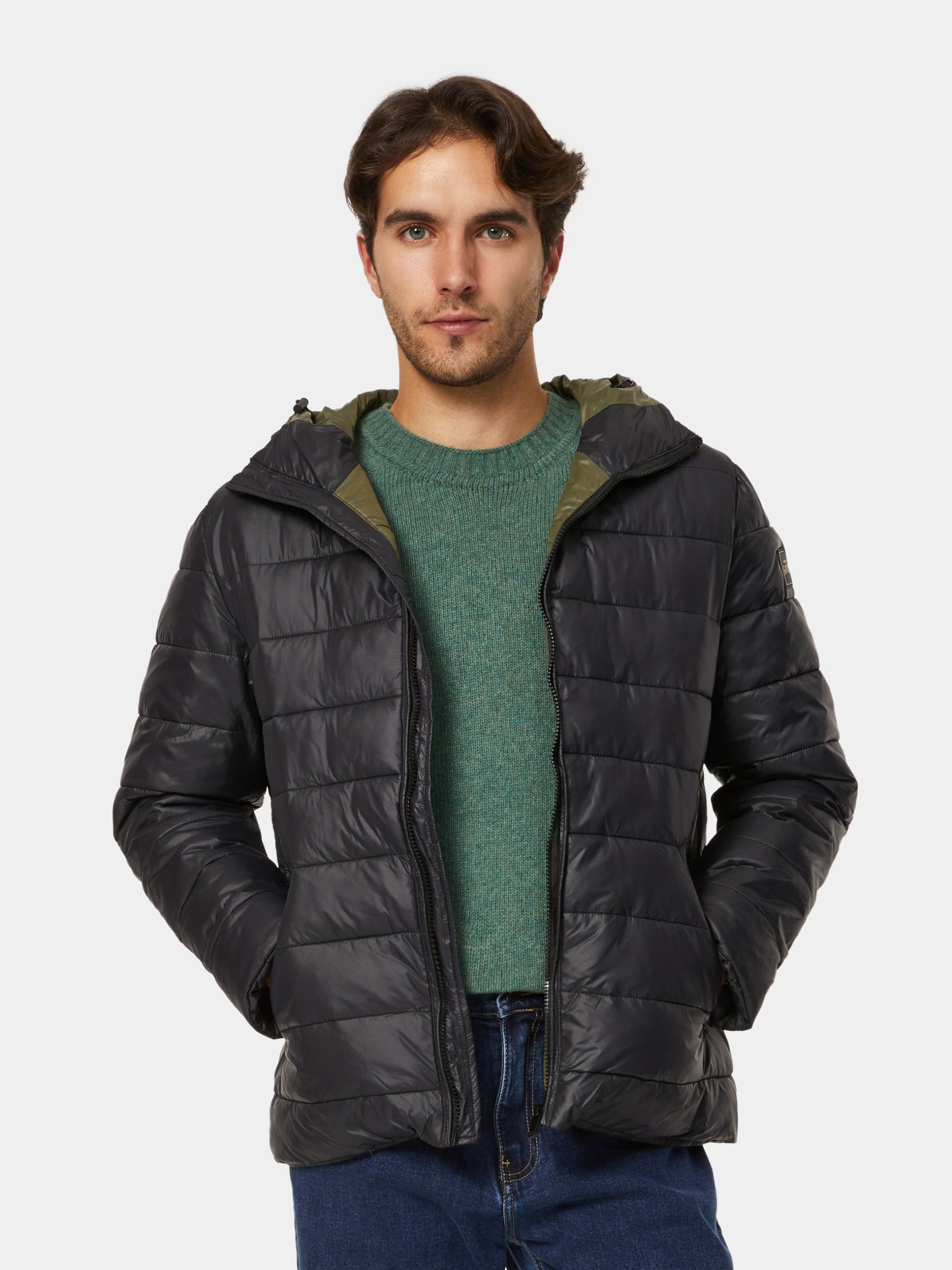 Chaqueta acolchada con capucha