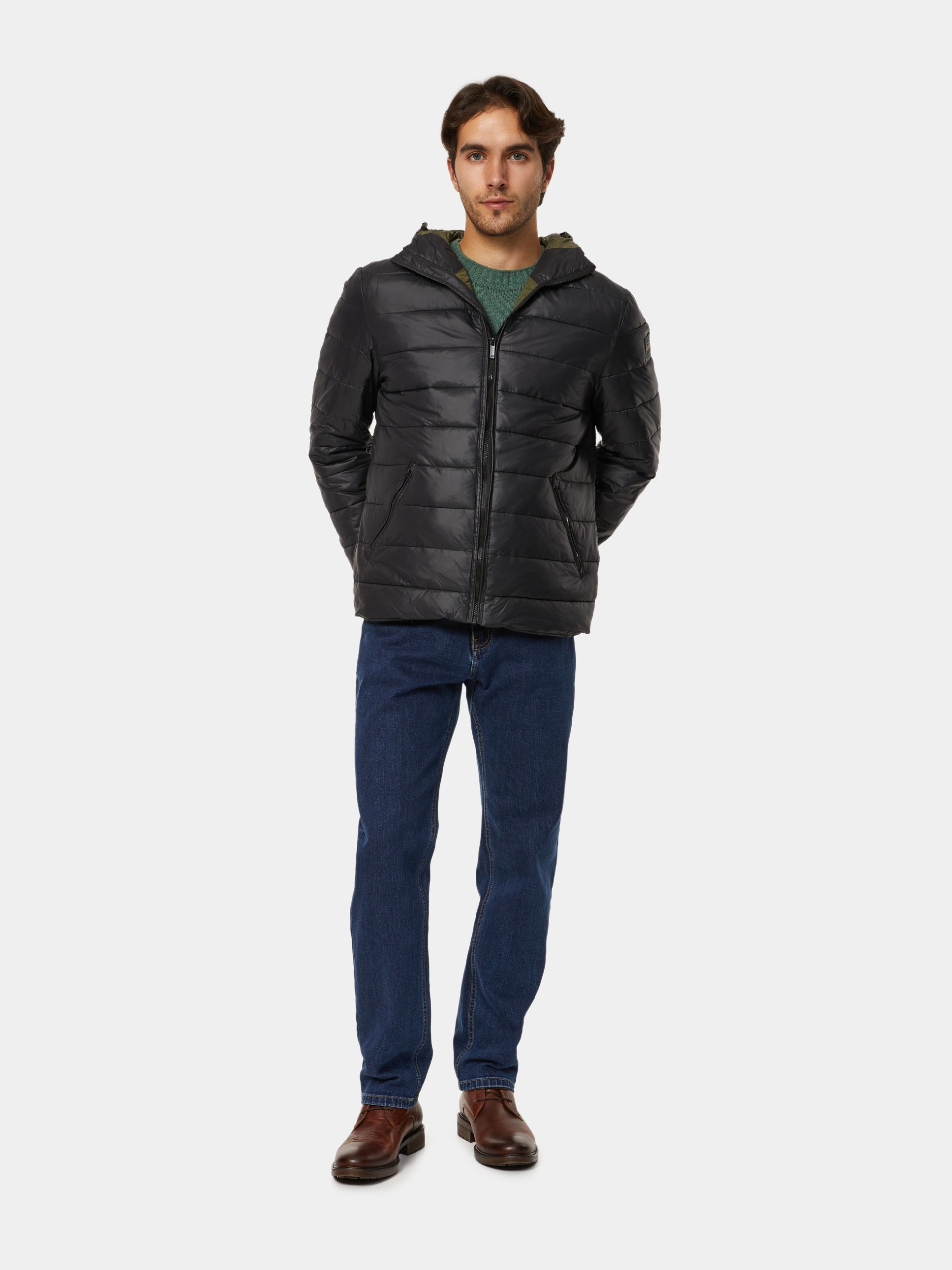 Chaqueta acolchada con capucha