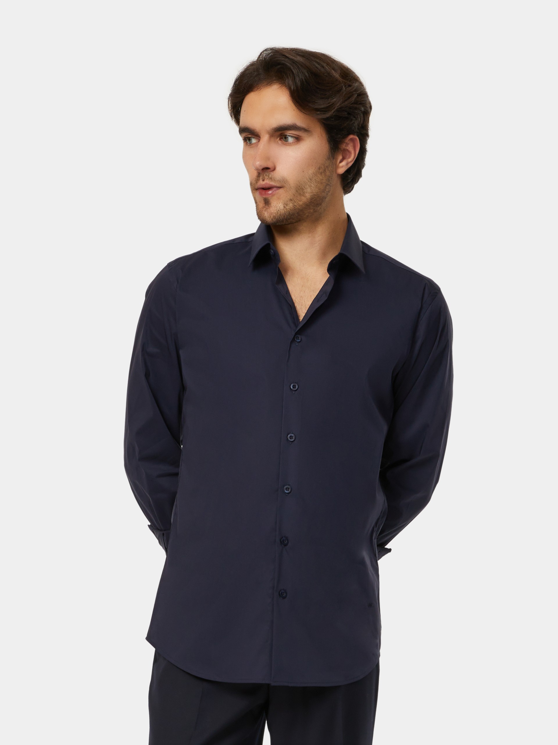 Camisa clássica de corte justo