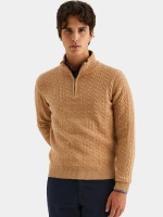 Jersey de punto con cremallera