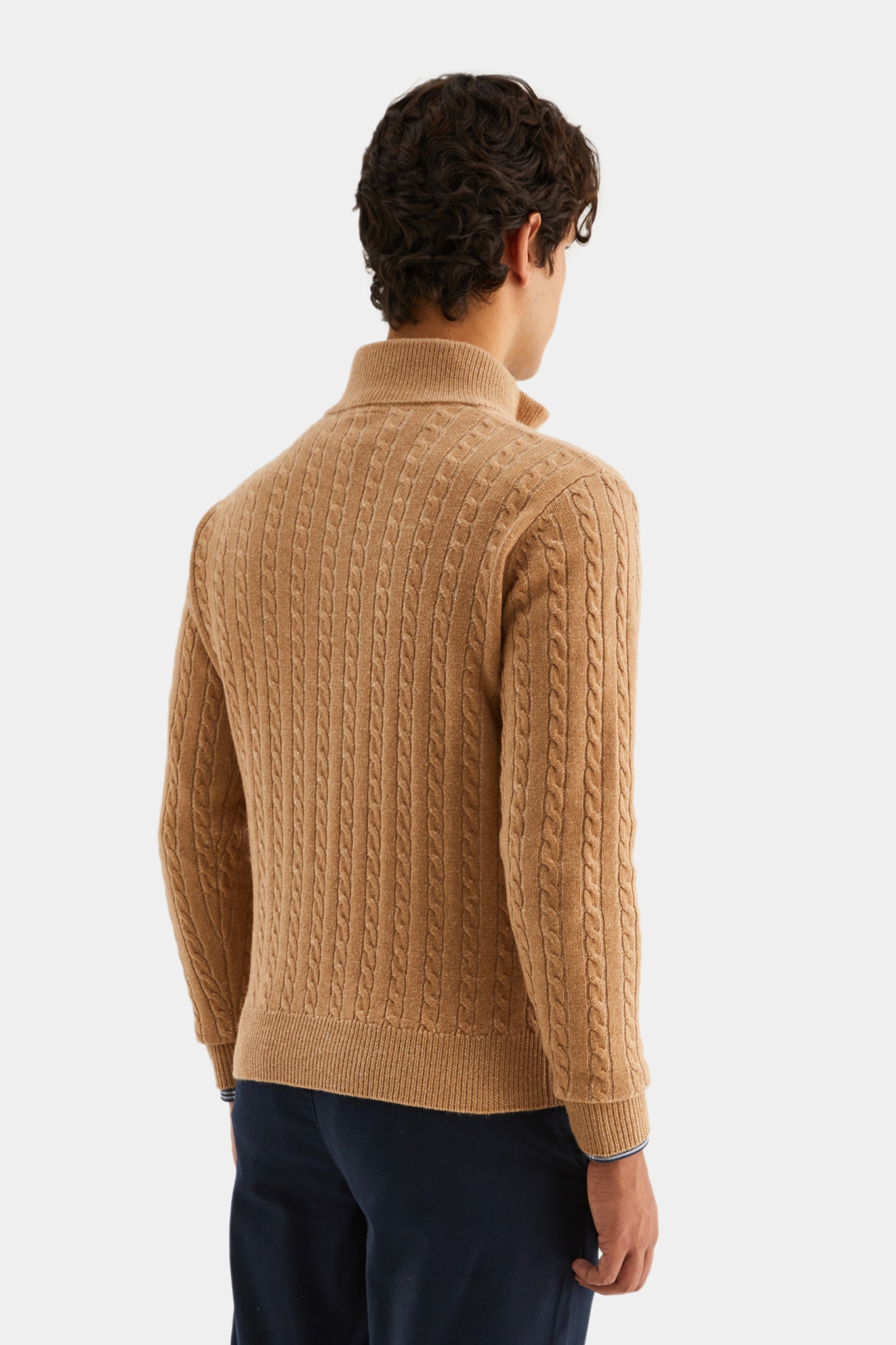 Jersey de punto con cremallera