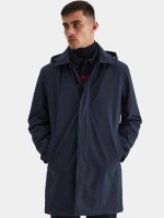 Gabardine impermevel com capuz