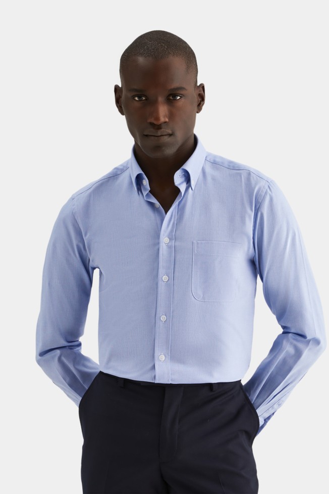 Camisa regular fit com bolso