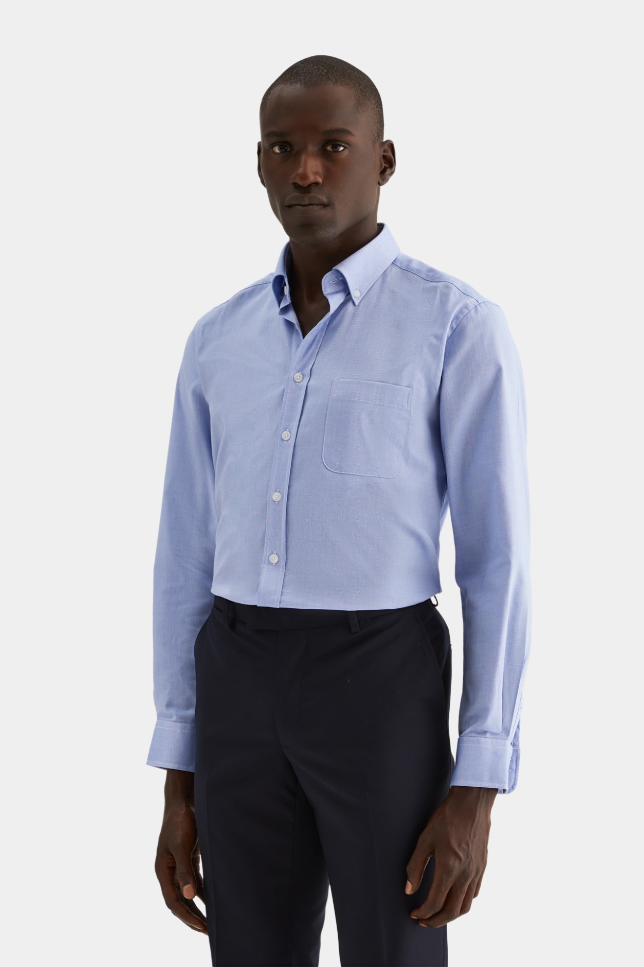Camisa regular fit com bolso