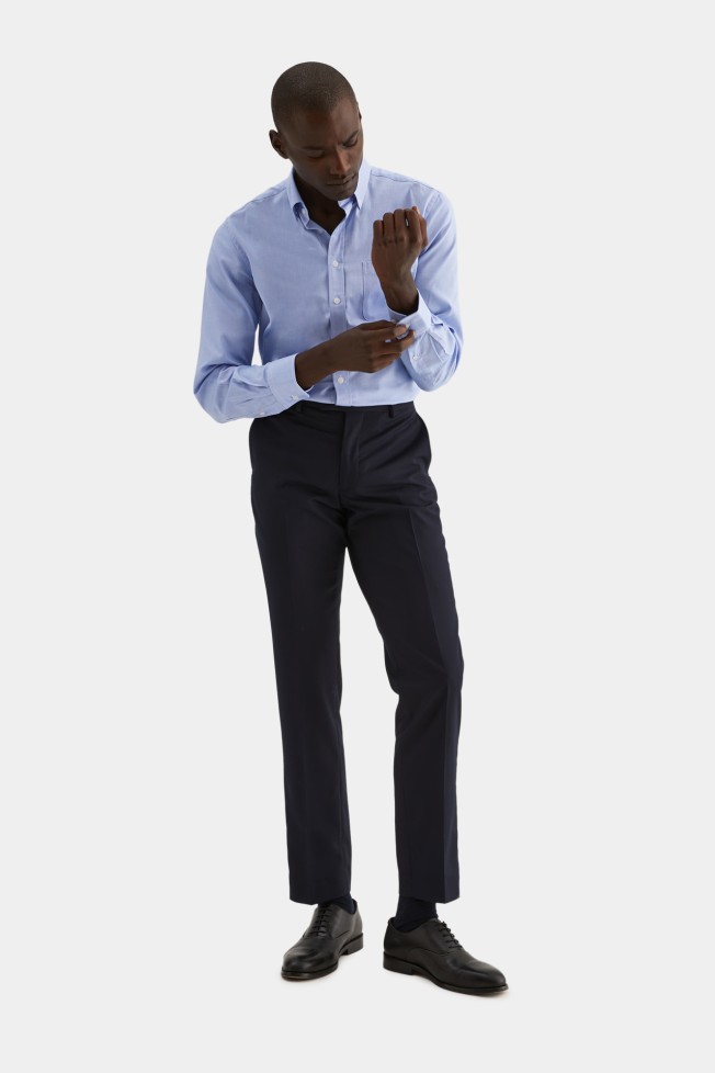 Camisa regular fit com bolso Camisa regular fit com bolso