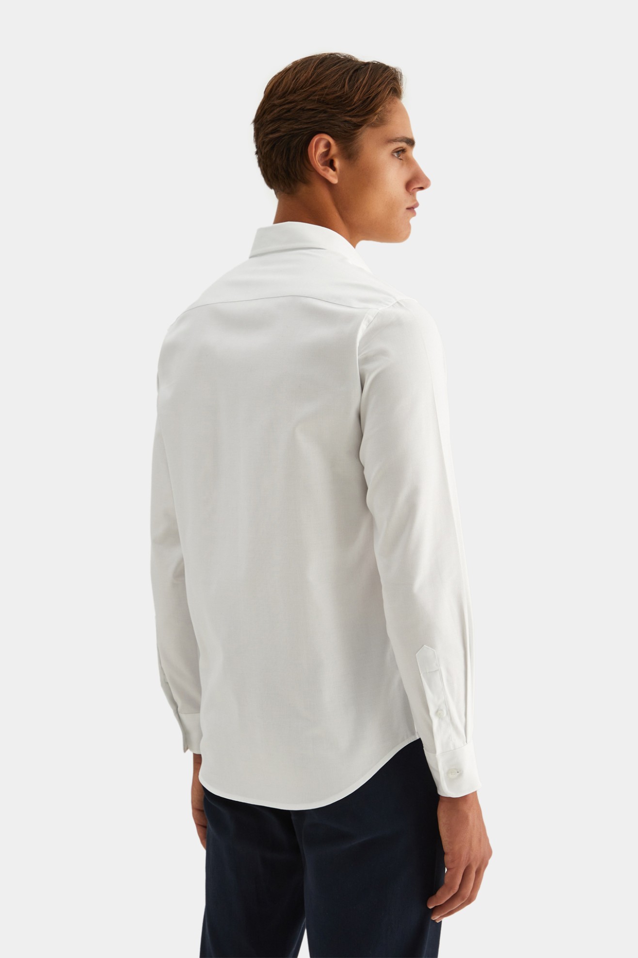 Camisa slim fit branca
