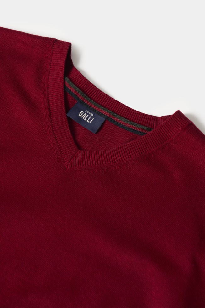 Jersey con cuello en V Jersey con cuello en V