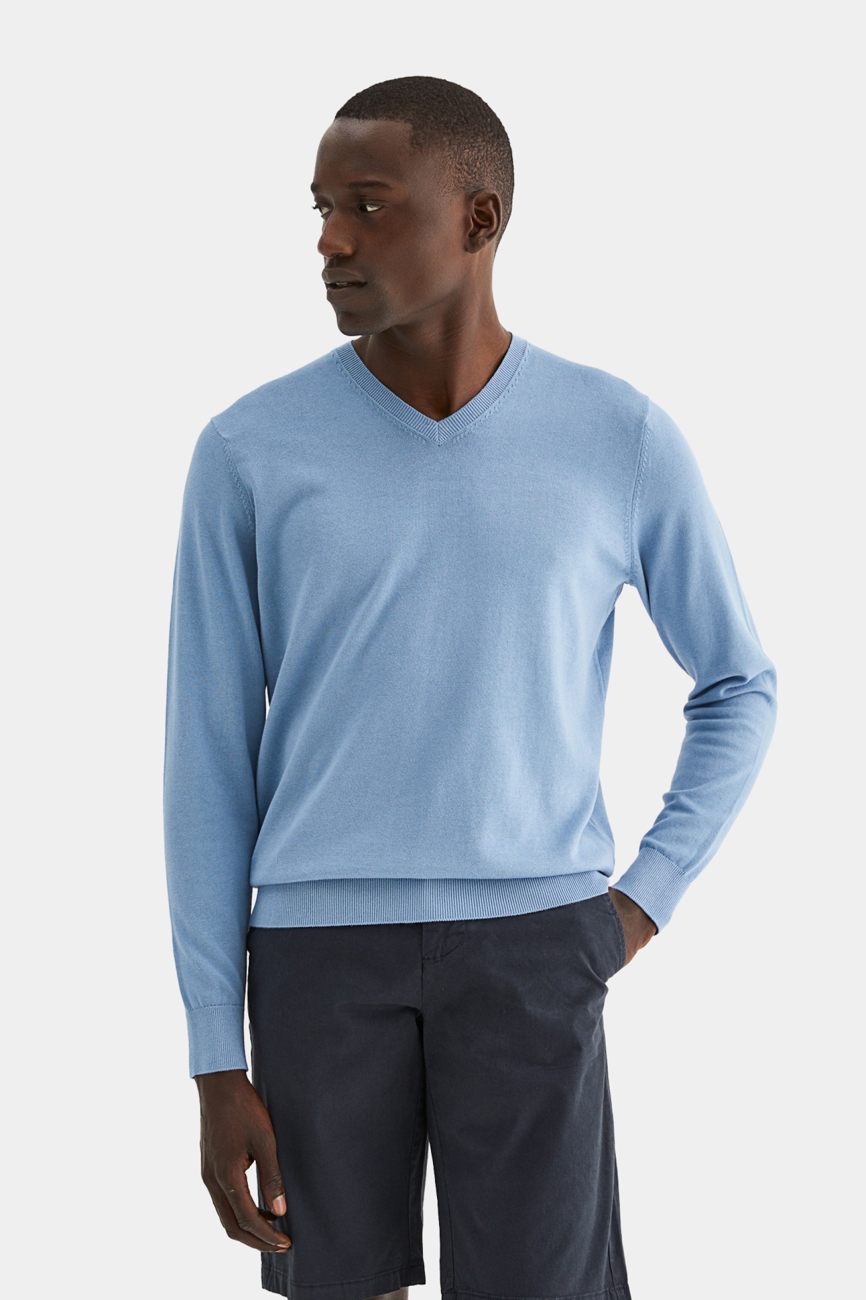 Jersey con cuello en V