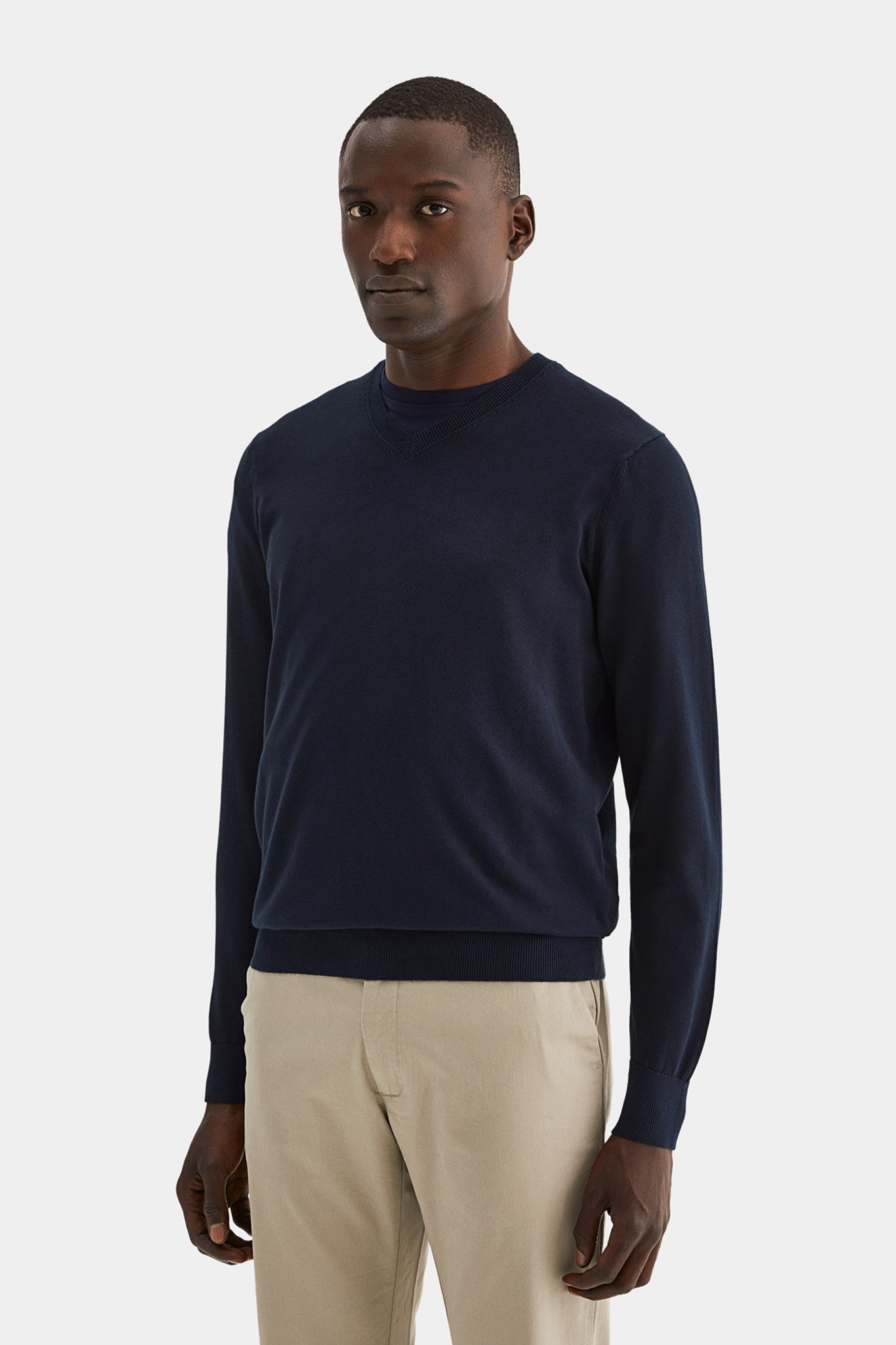 Jersey con cuello en V