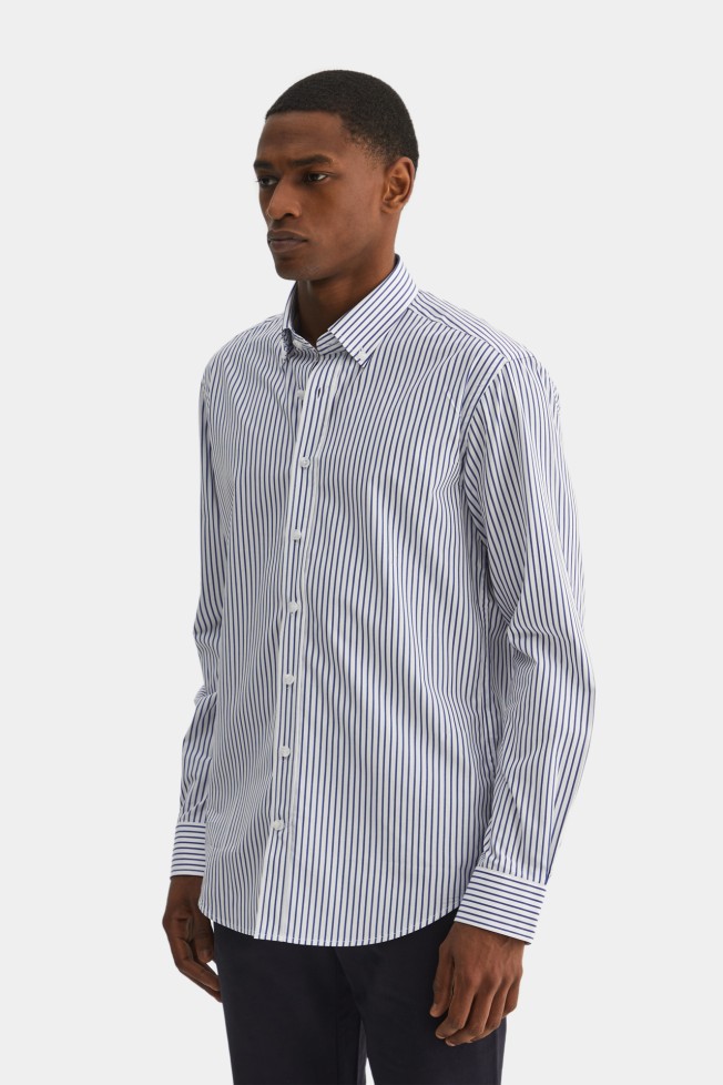 Camisa slim fit s riscas