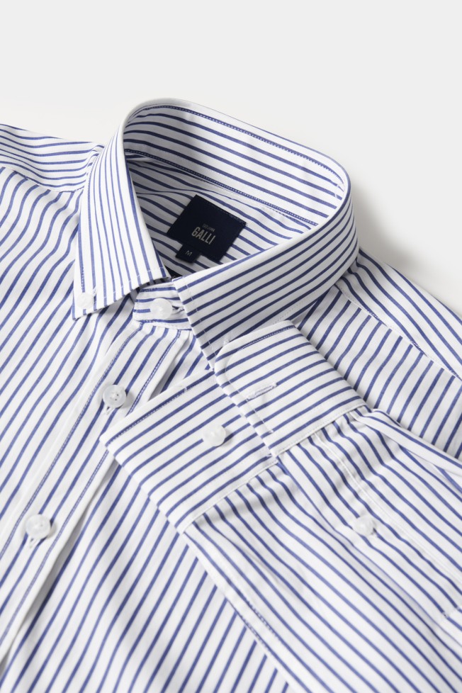 Camisa slim fit s riscas