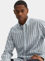 Camisa regular fit s riscas